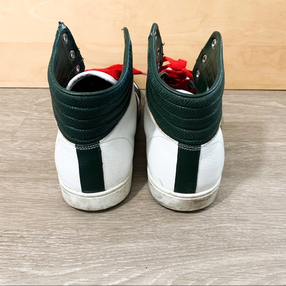 gucci shoes green and red